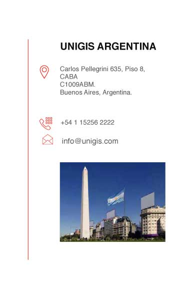 direccion en argentina unigis